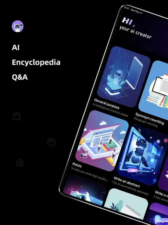 Chat AI-Ask AI Open Bot iPad Screenshots