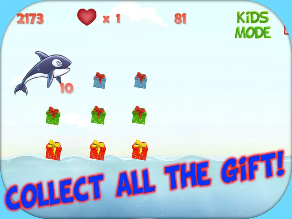 Tangkapan layar Sea Fish Ride - Christmas Swim Race Underwater iPad 