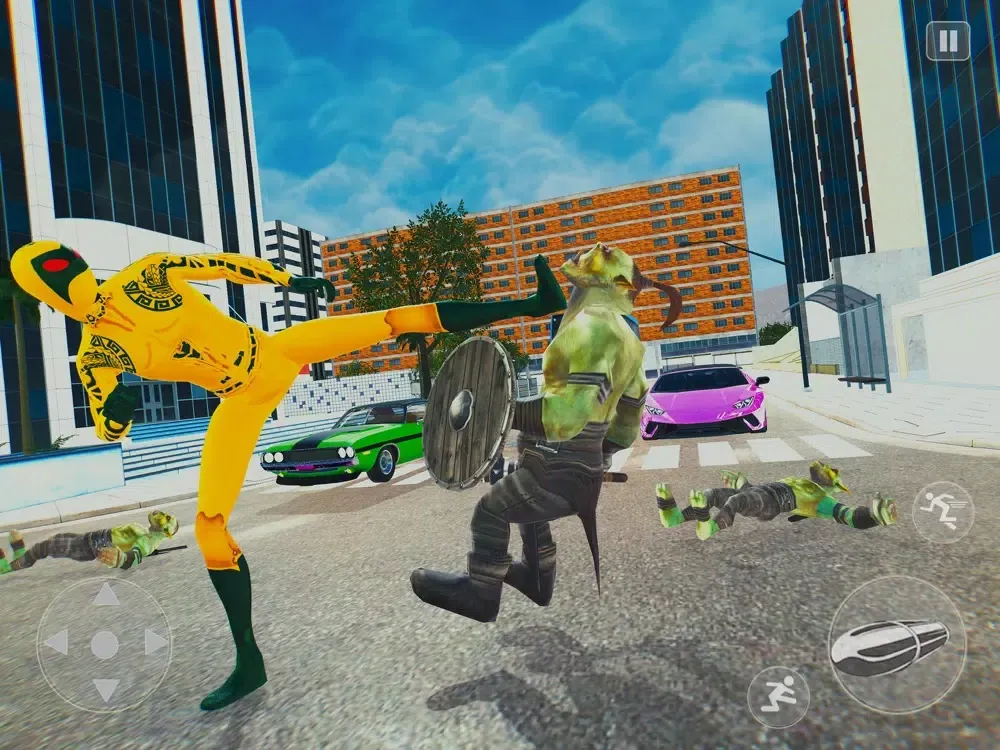 Скриншоты Ant Superhero Crime City Game iPad 