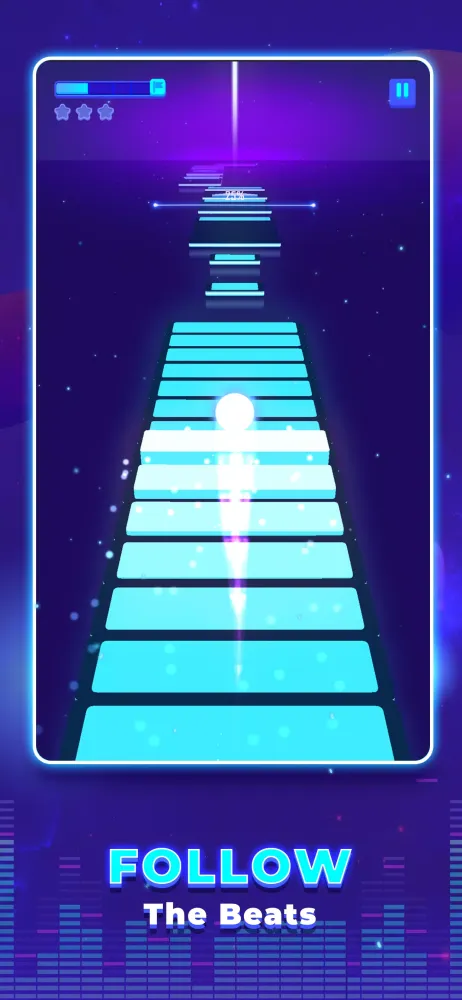 Скриншоты Jump Ball: Tiles and Beats