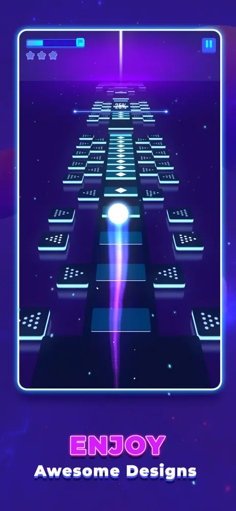 Скриншоты Jump Ball: Tiles and Beats