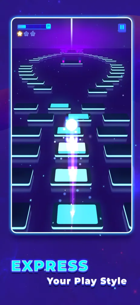 Скриншоты Jump Ball: Tiles and Beats