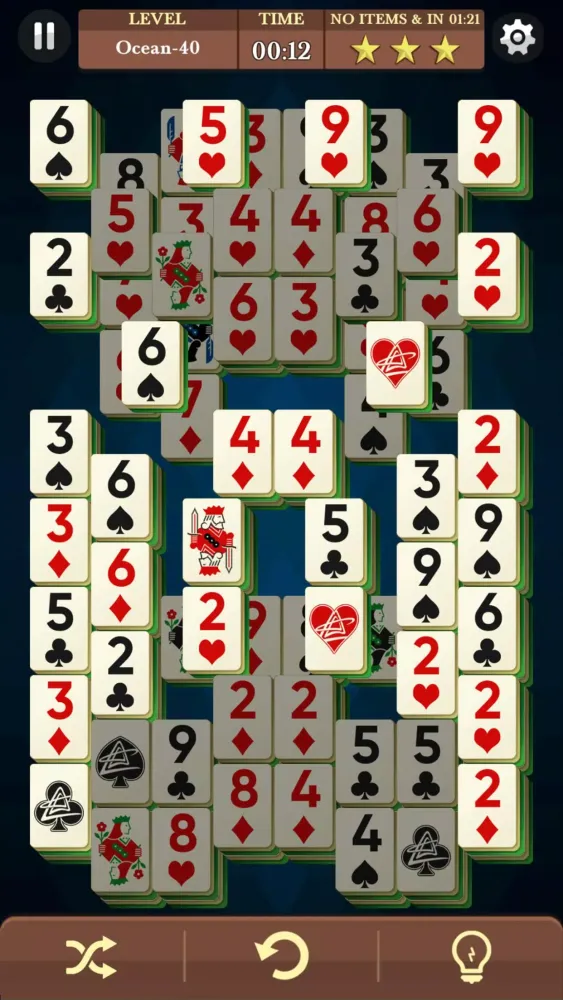 Tangkapan skrin Mahjong Classic