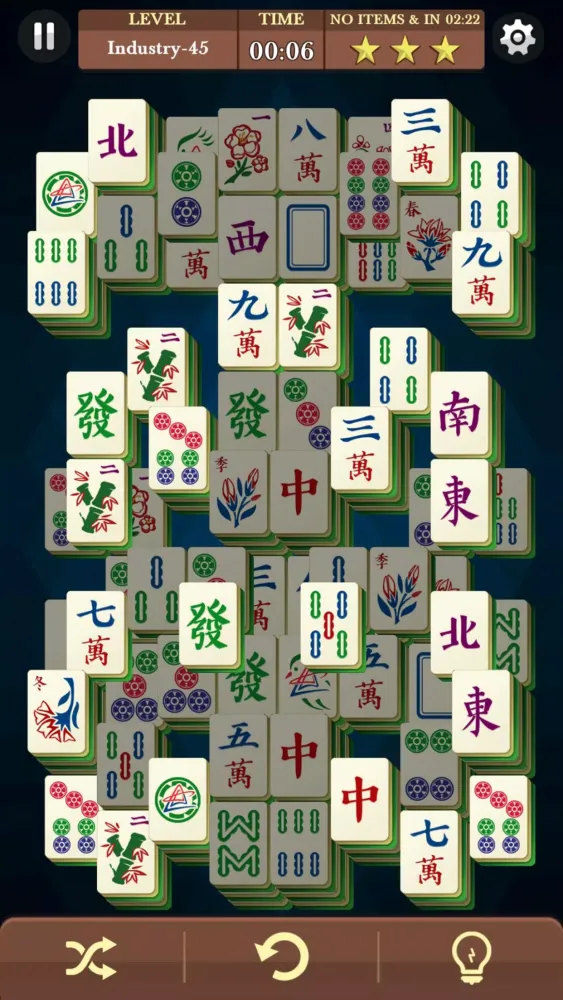 Tangkapan skrin Mahjong Classic