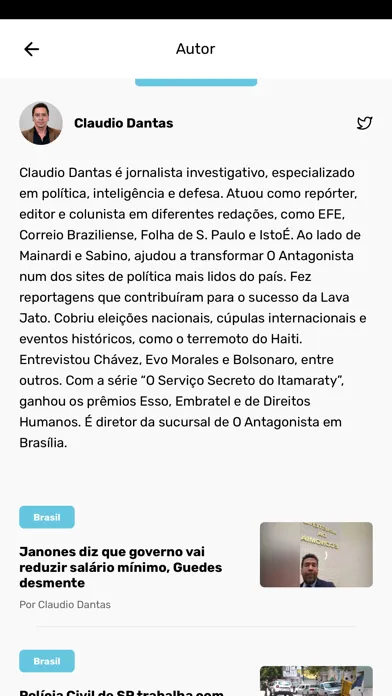 Tangkapan skrin Antagonista + Crusoé