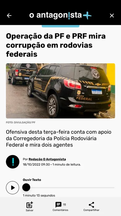 Tangkapan skrin Antagonista + Crusoé