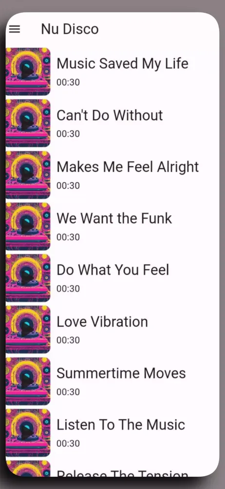 Nu Disco Songs Ringtones Screenshots