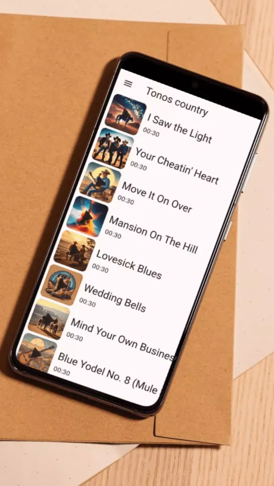 Country Sounds Tones App Screenshots