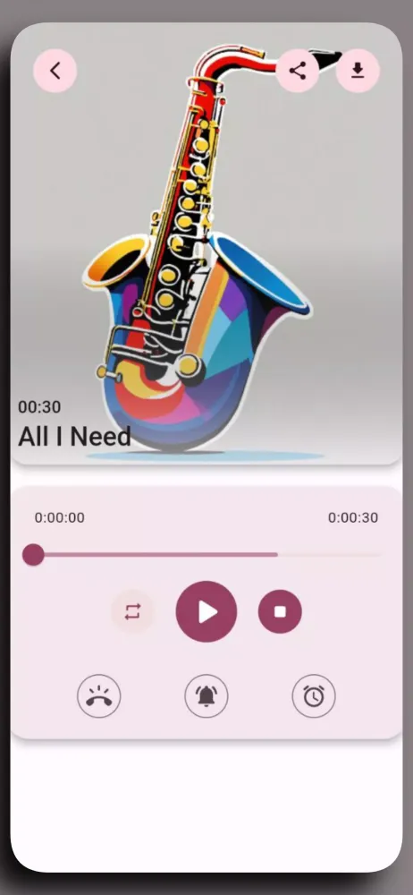 Saxophone Sounds Tones App应用截图
