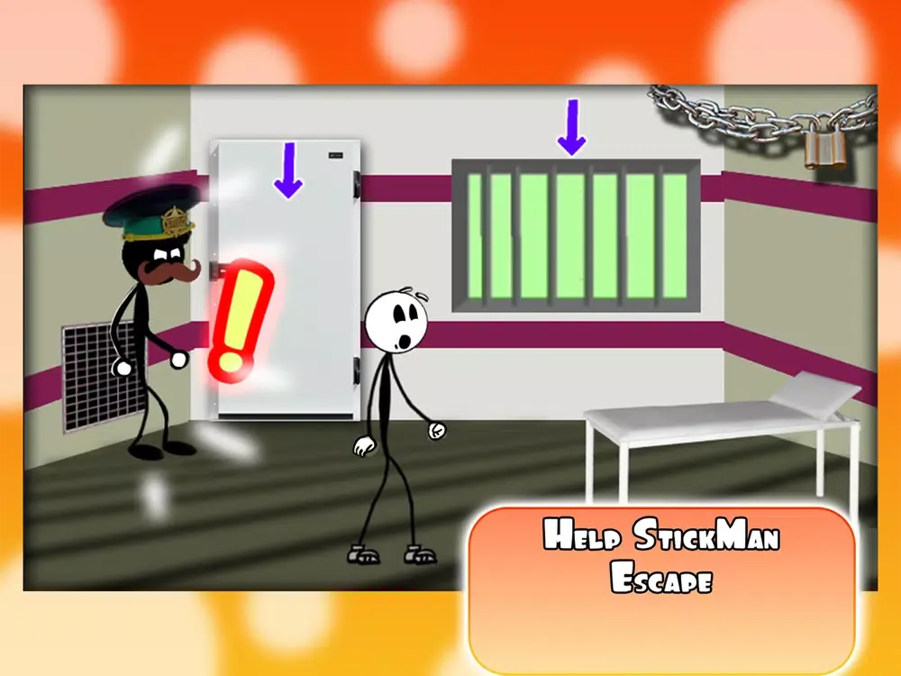 ภาพหน้าจอของ Stick Prison Jail-Break Escape iPad 