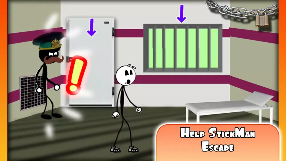 ภาพหน้าจอของ Stick Prison Jail-Break Escape