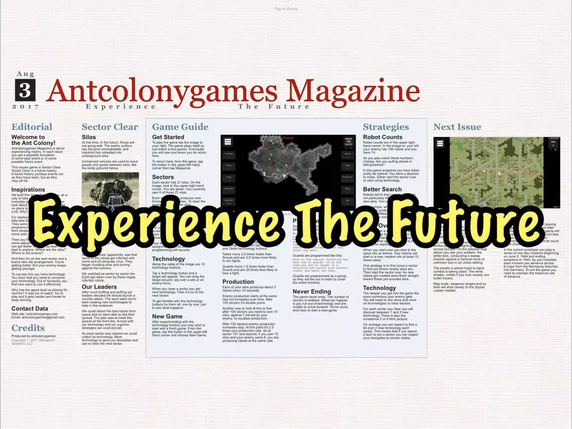 Antcolonygames Magazine Issue #3 iPad  Ekran Görüntüleri