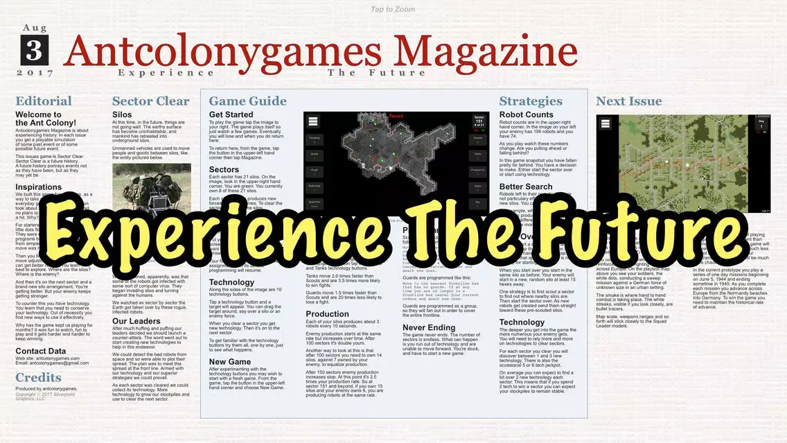 Antcolonygames Magazine Issue #3 Ekran Görüntüleri