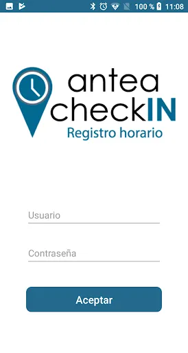 AnteaCheckIn Registro Horario Screenshots
