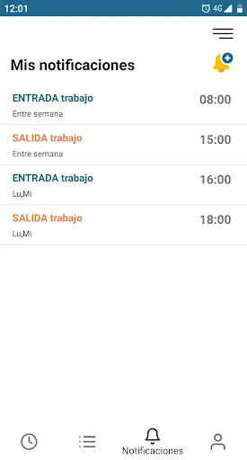 AnteaCheckIn Registro Horario Screenshots