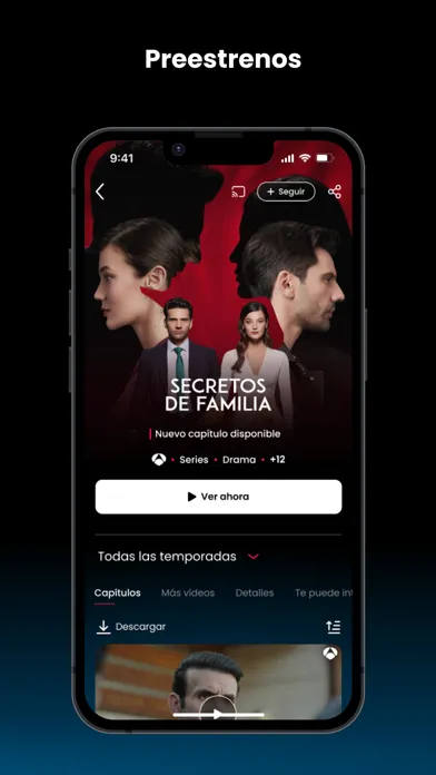 Zrzuty ekranu atresplayer: Series y Noticias