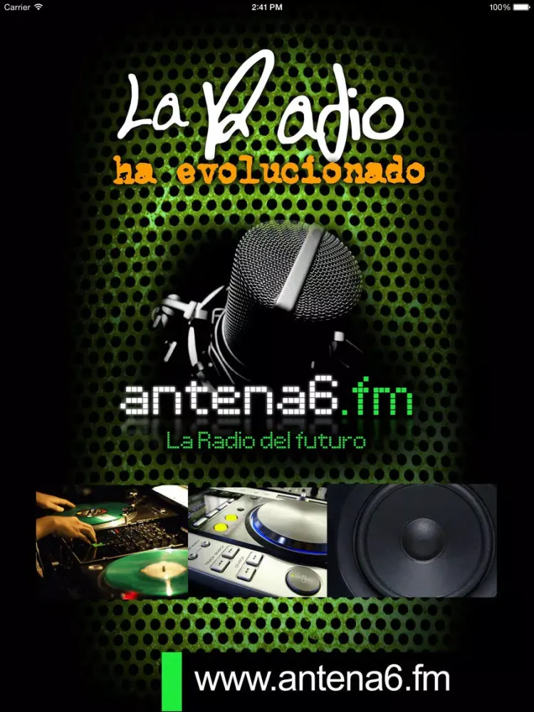 صور antena6.fm - La Radio del Futuro iPad 