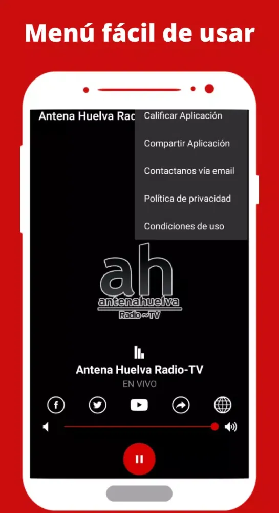 Скриншоты Antena Huelva Radio-TV