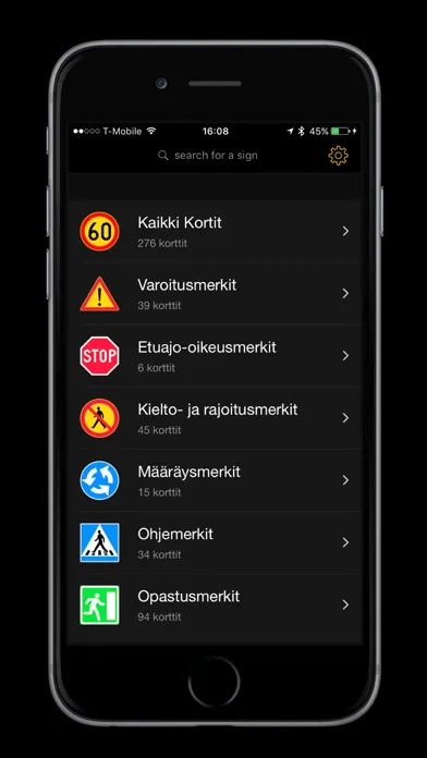 ภาพหน้าจอของ Suomi tiemerkit