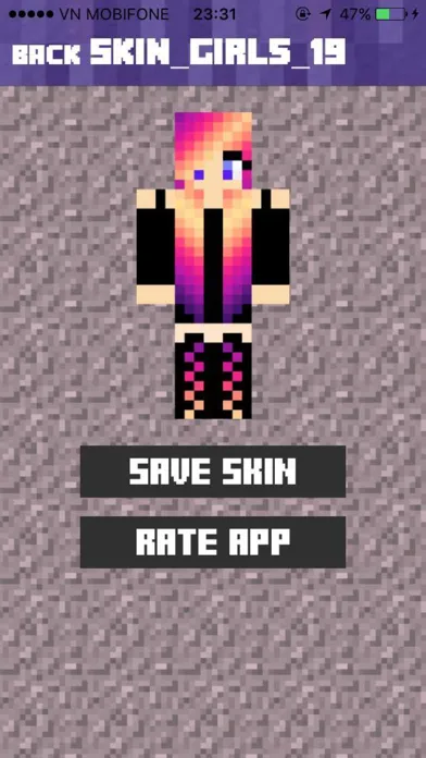 Captures d'écran de BABY GIRL SKINS for Minecraft
