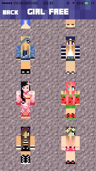 Captures d'écran de BABY GIRL SKINS for Minecraft