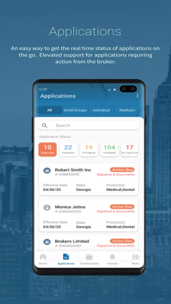 BrokerPlus UATOCP Screenshots