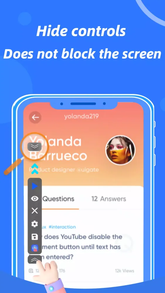 Tangkapan layar VV Auto Clicker：Auto Tapper