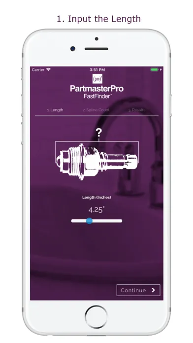 Captures d'écran de PMP FastFinder