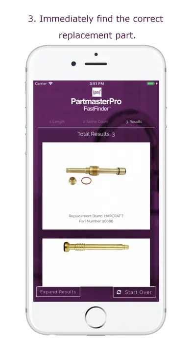 Captures d'écran de PMP FastFinder