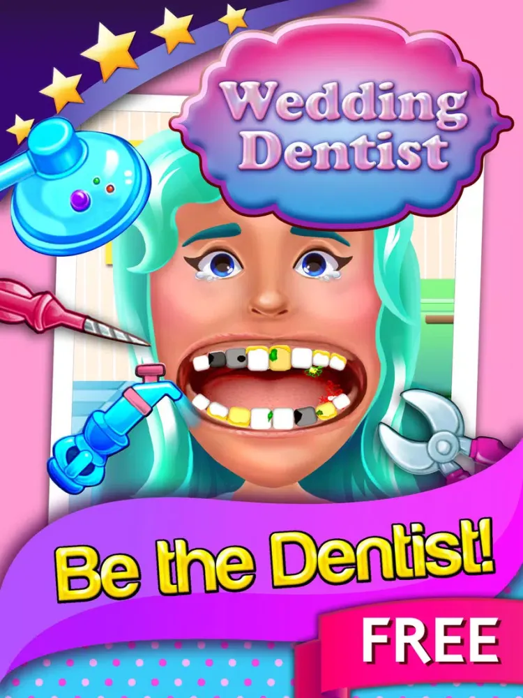 Wedding Day Dentist - fashion doctor make-over & little kids teeth make-up iPad Screenshots
