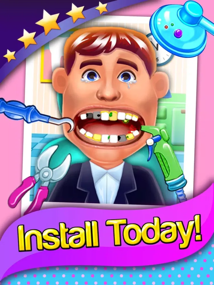 Wedding Day Dentist - fashion doctor make-over & little kids teeth make-up iPad Screenshots