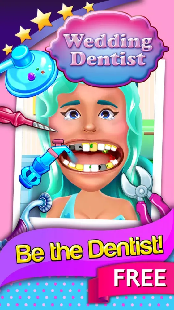 Wedding Day Dentist - fashion doctor make-over & little kids teeth make-up Screenshots