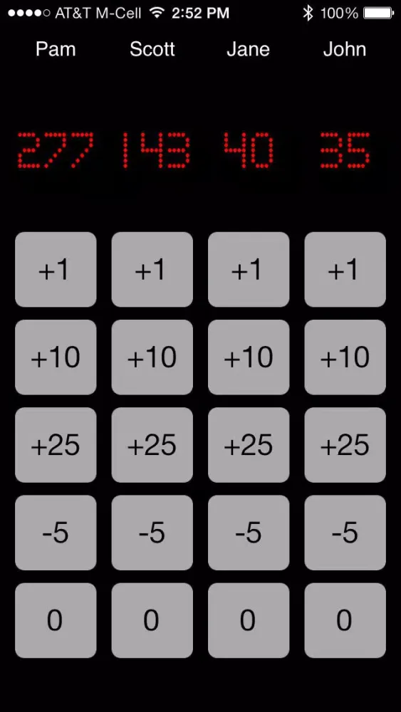 ภาพหน้าจอของ Scorekeeper Pro - Keep Score for Dice, Card, Board and Sports Games!