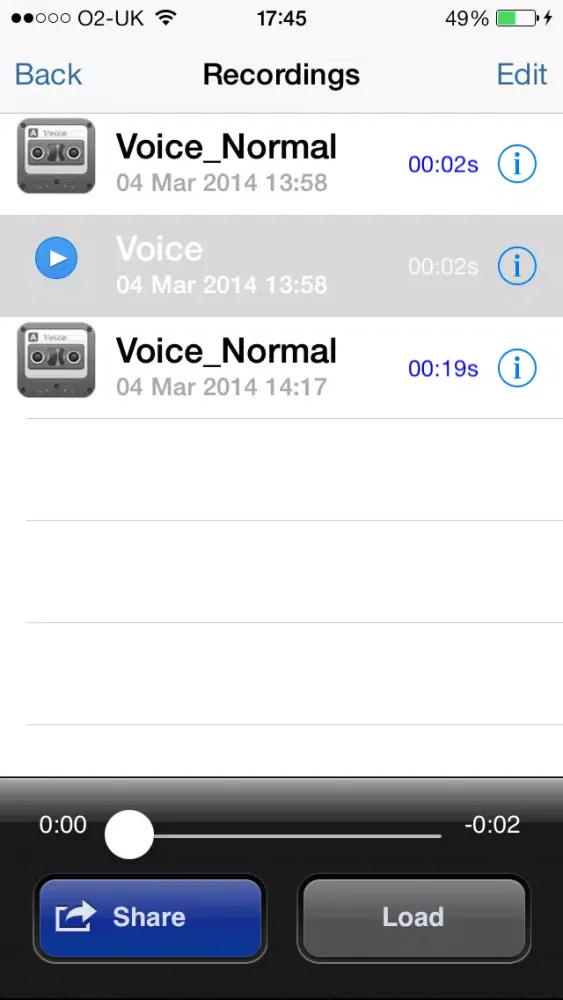 ภาพหน้าจอของ Voice Changer Lite