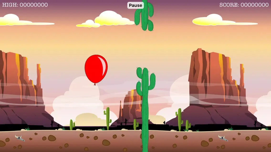 Balloon vs. Cactus سکرین شاٹس