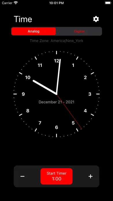 Just a Clock & Timer スクリーンショット