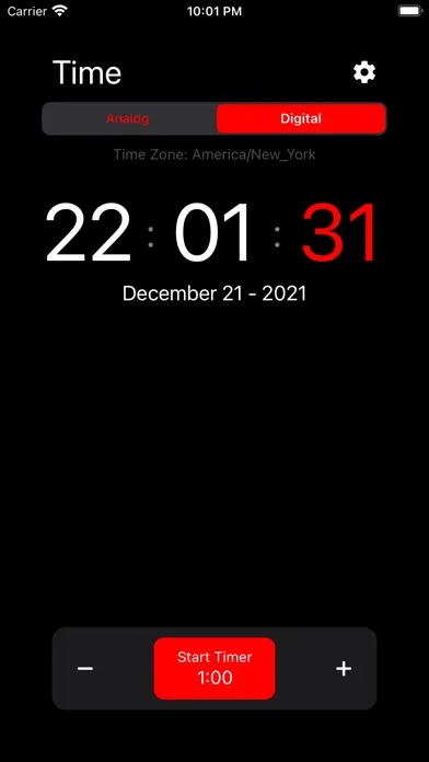 Just a Clock & Timer スクリーンショット