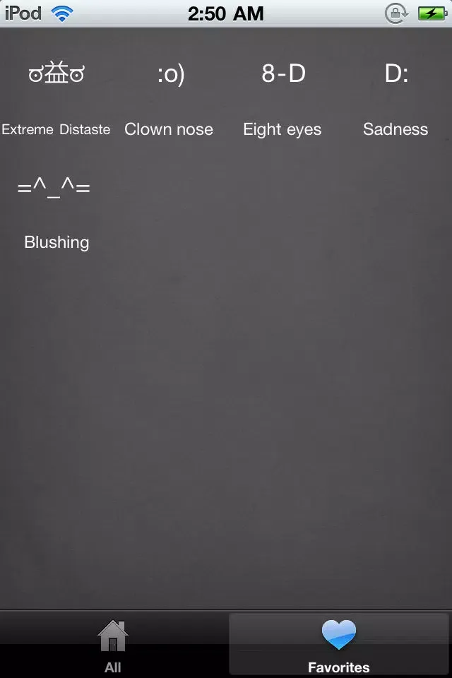 Ảnh chụp màn hình của Emote Book - FREE emoticons and smileys