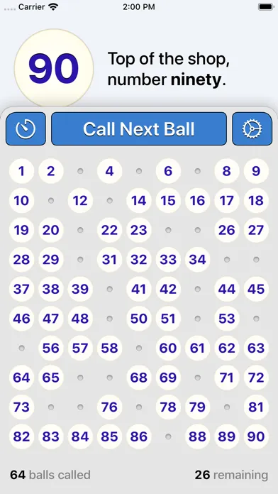 Bingo Machine - Number Caller应用截图