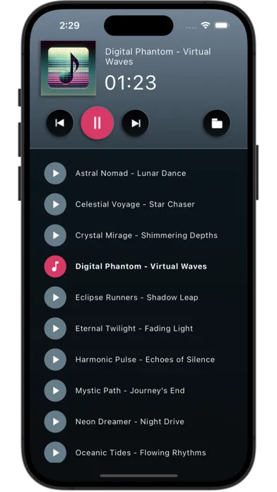 Breeze (Offline MP3 Player) سکرین شاٹس