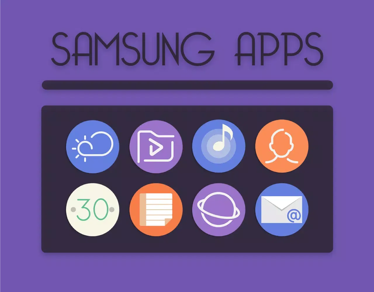 Capturas de tela do Aurora Icon Pack