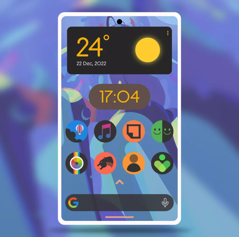 Lumos Dark Rounded Icon Pack 스크린샷