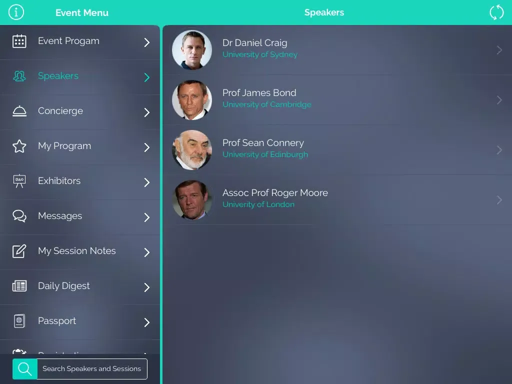 Capturas de pantalla de MedEvent iPad 