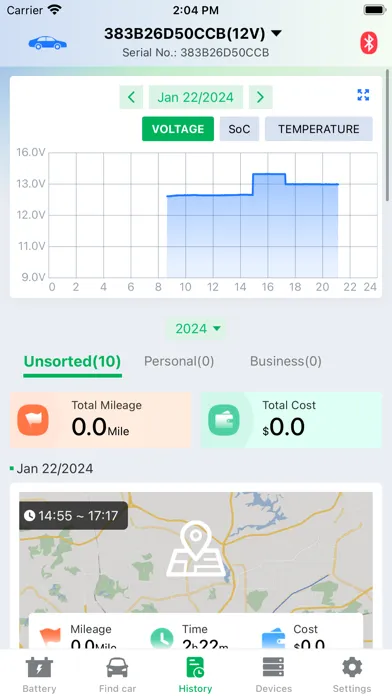 Скриншоты Battery Tracker Plus