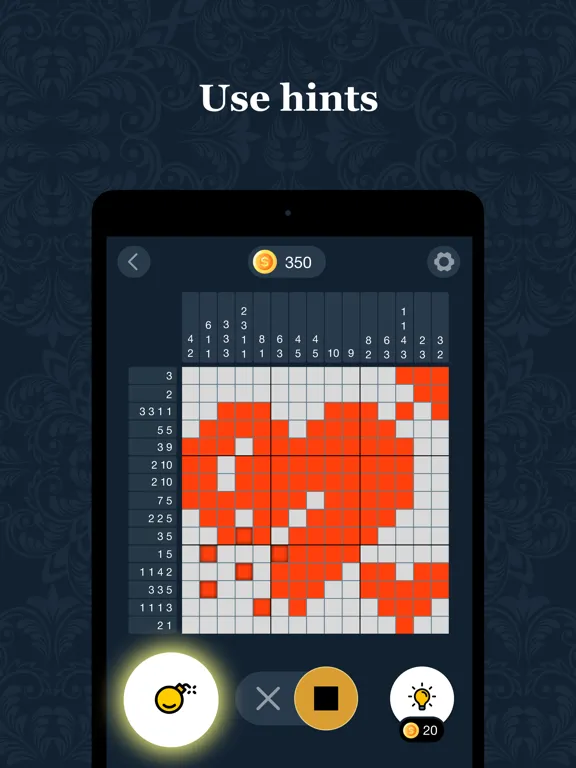Capturas de pantalla de ArtCross: Nonogram Puzzles iPad 