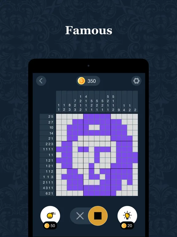 Capturas de pantalla de ArtCross: Nonogram Puzzles iPad 