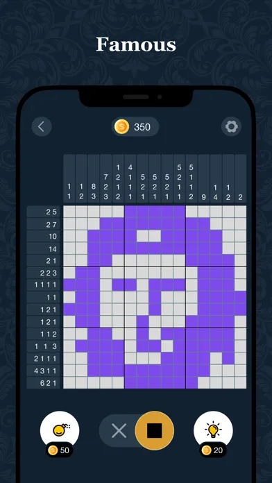Capturas de pantalla de ArtCross: Nonogram Puzzles