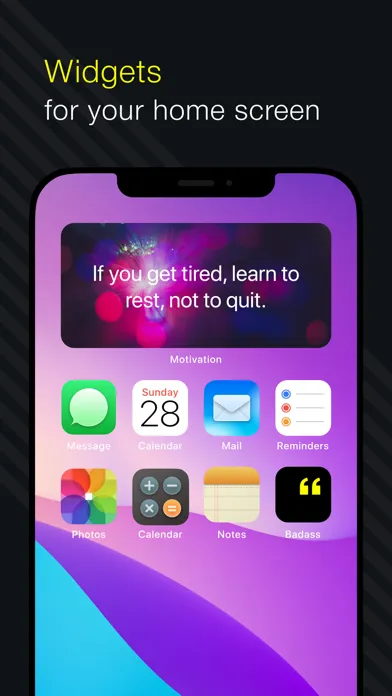 Zrzuty ekranu Badass Motivation