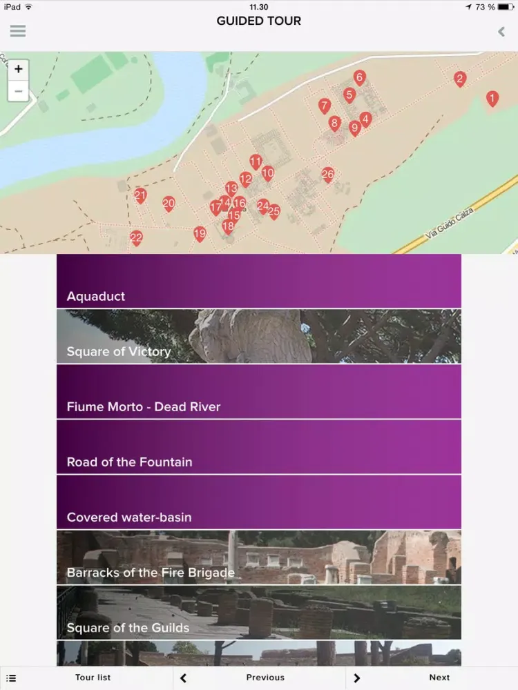 Ostia iPad  Screenshots
