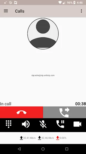 Capturas de tela do Voip By Antisip (+Video)